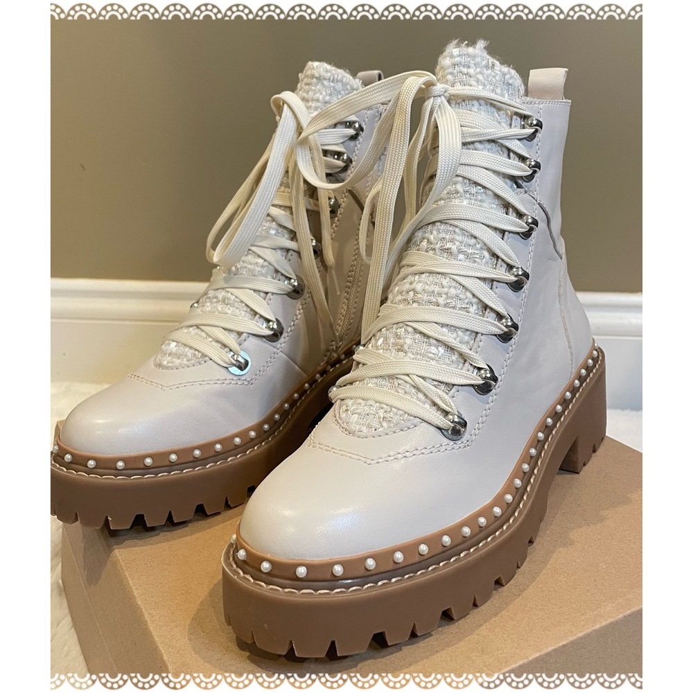 Steve Madden Rainer ankle zipper hiking boots